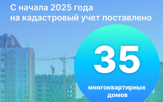 В Новосибирской области на кадастровый учет поставлено 35 многоквартирных домов